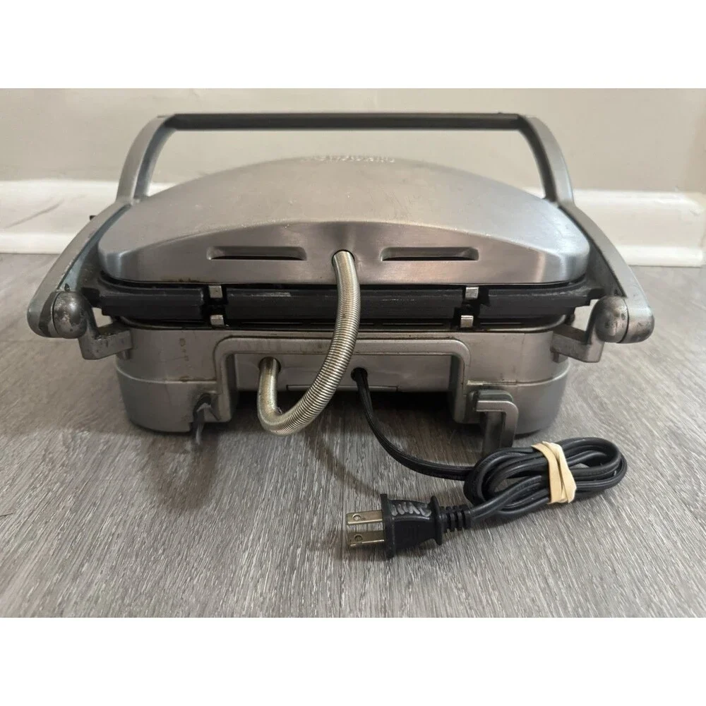 Cuisinart Griddler 4-in-1 Panini Press Contact Grill Griddle Stainless Steel